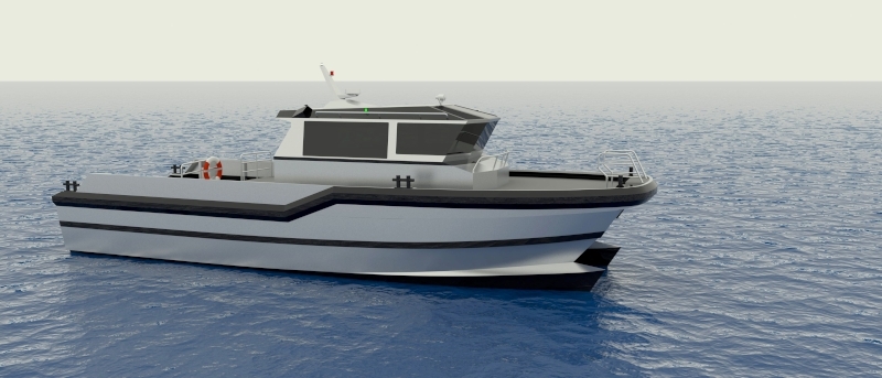 EP224 15 m Catamaran Service Boat