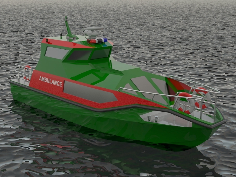 EP346 11 m Ambulance Boat